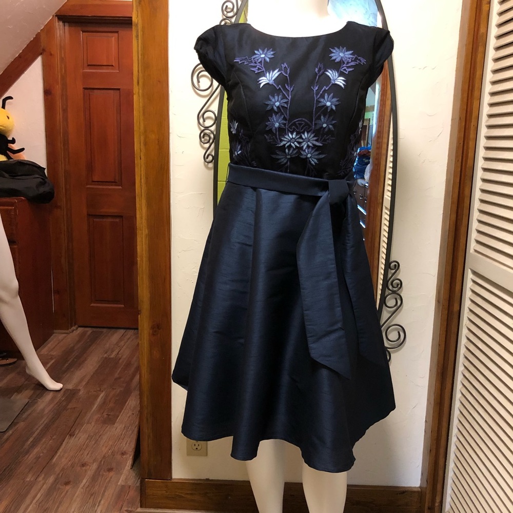 New eShatki Navy Garden Party Dress